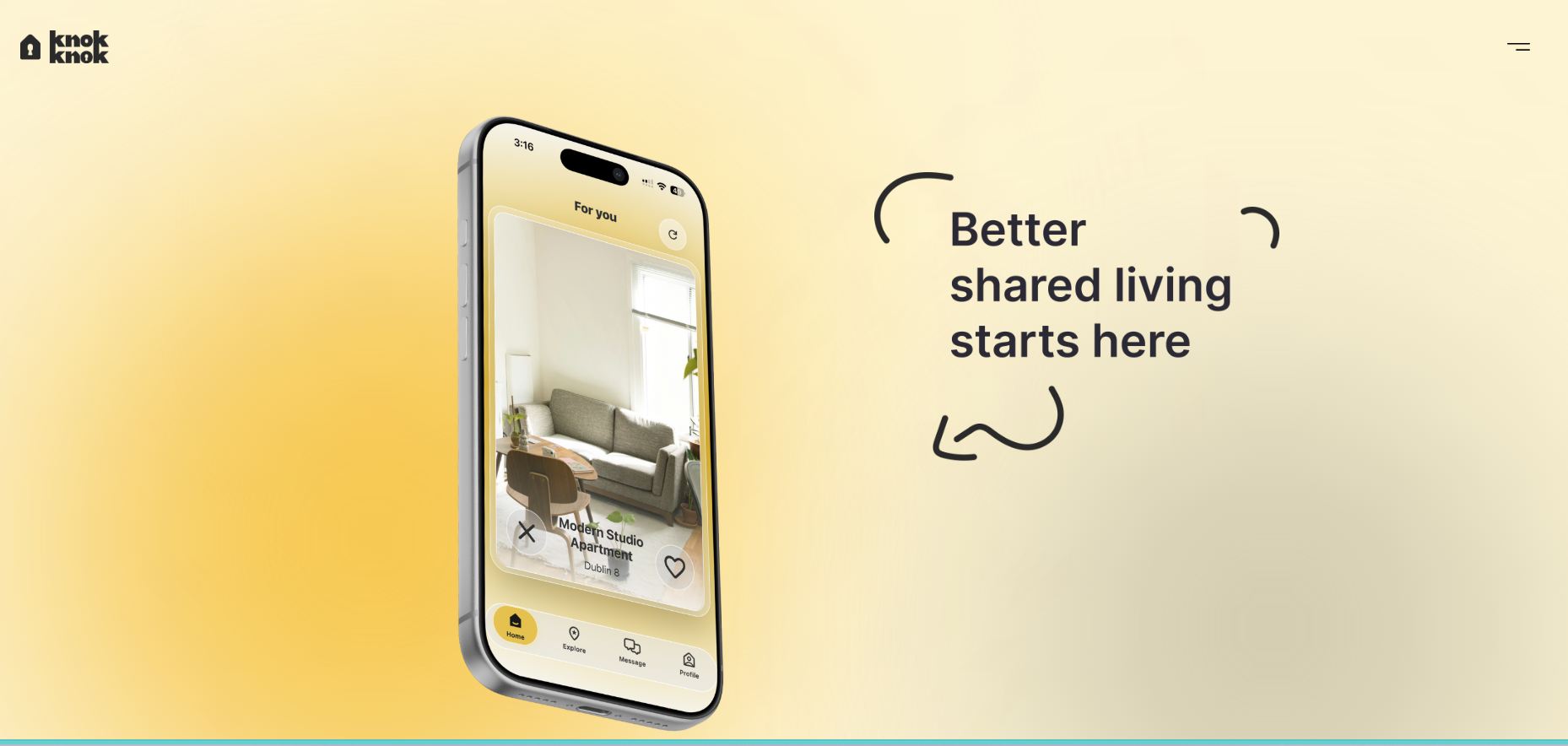 KnockKnock: Roommate matching app