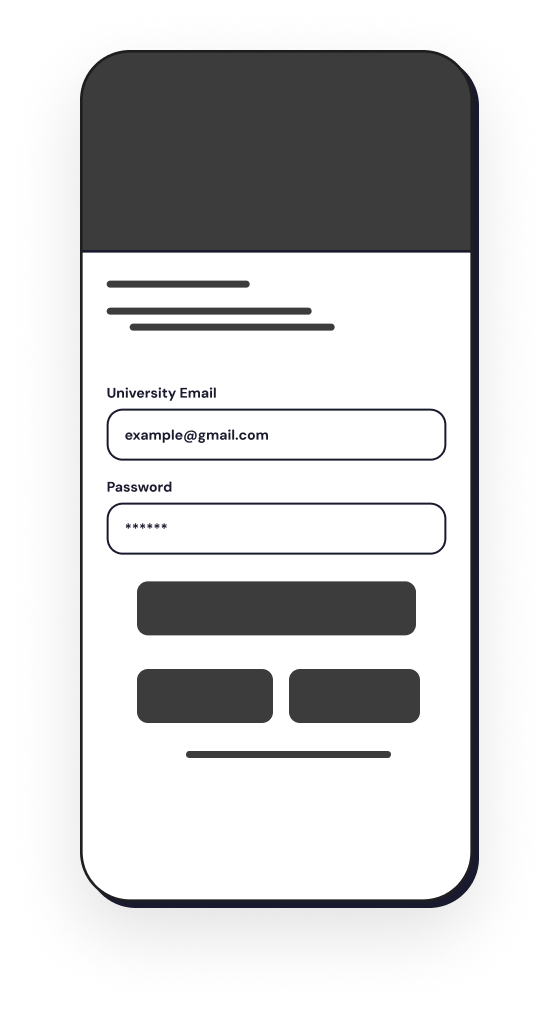 Login wireframe